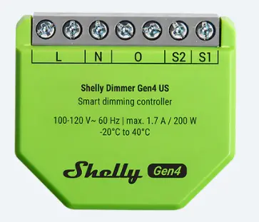 Shelly Dimmer Gen4 US